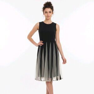 A-Line Scoop Neck Knee-Length Tulle Cocktail Dress